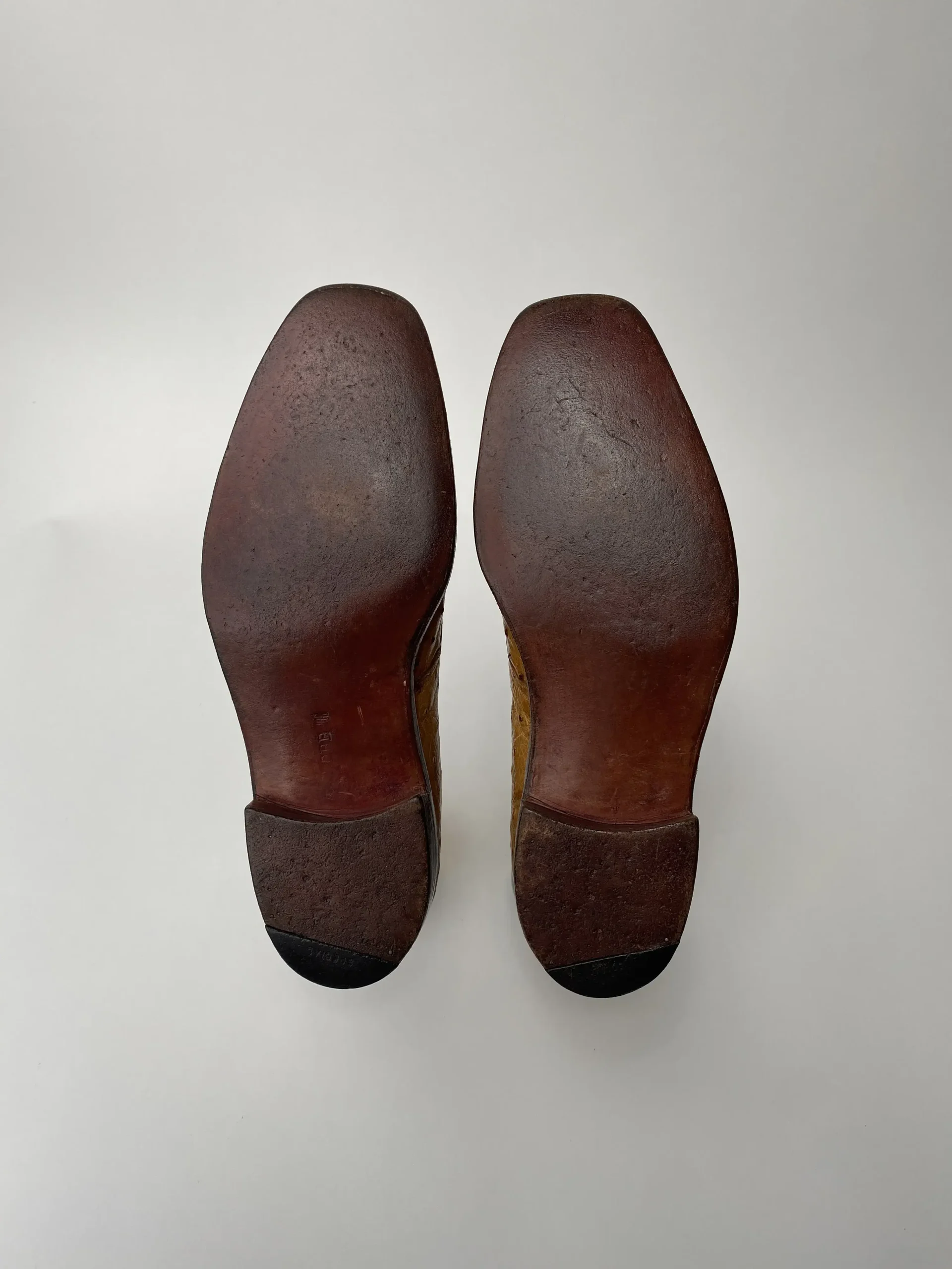 John Lobb Ostrich quilled all over monk shoes Vadrouille