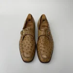 John Lobb Ostrich quilled all over monk shoes Vadrouille