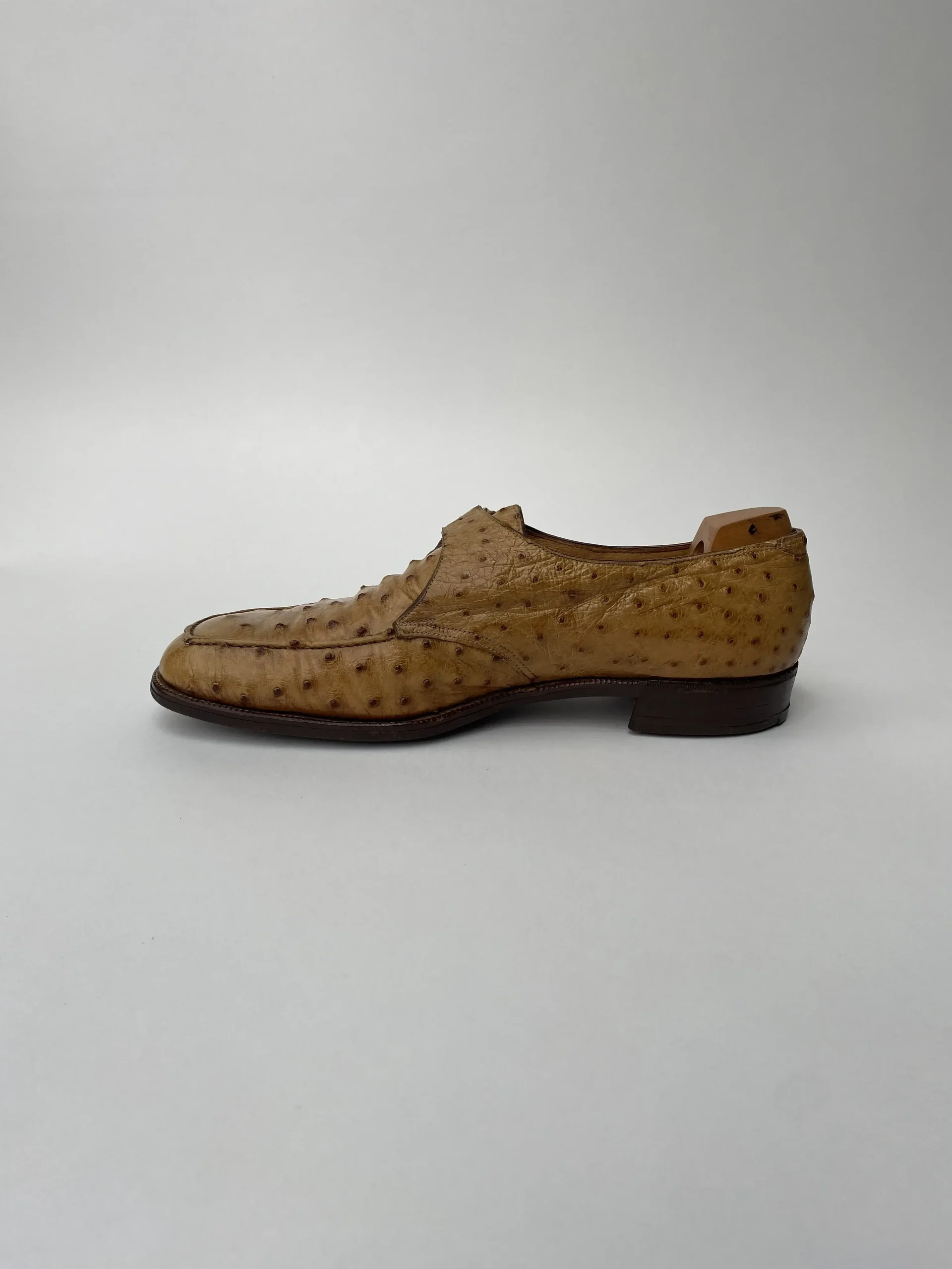 John Lobb Ostrich quilled all over monk shoes Vadrouille